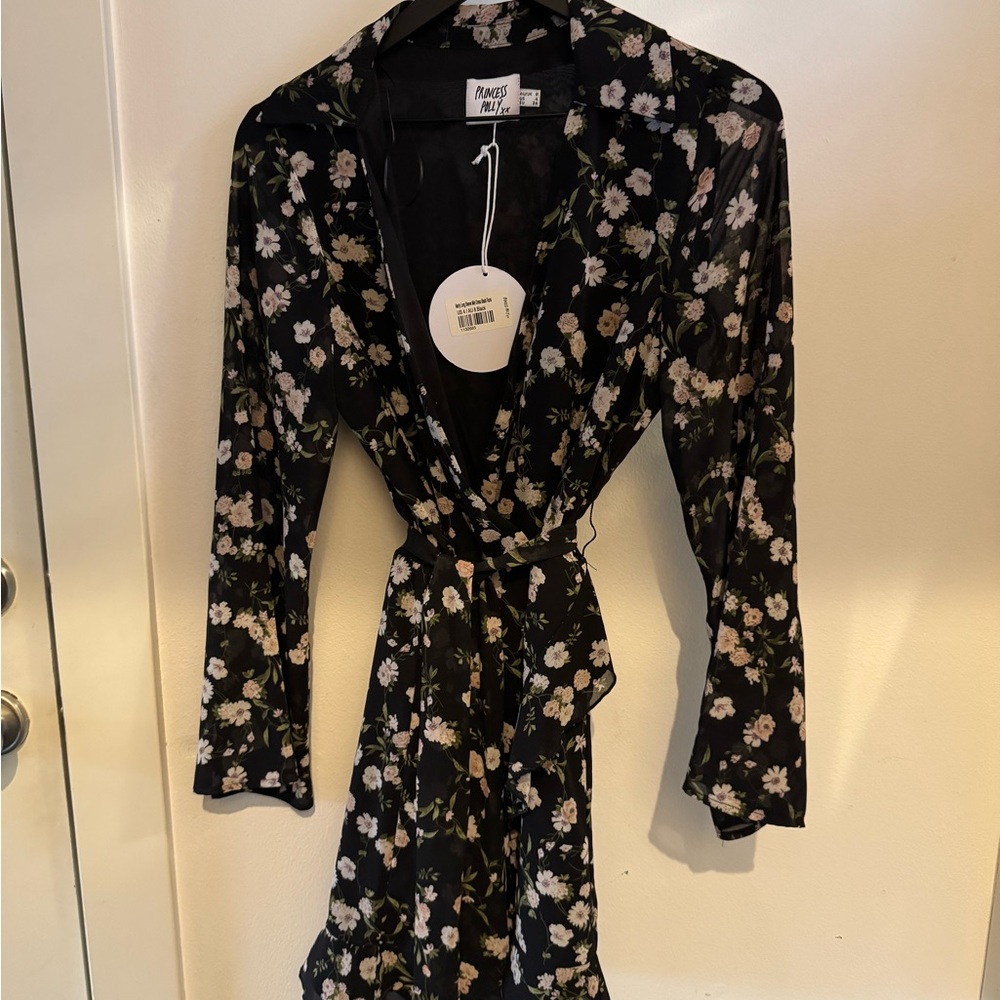 Floral Wrap Dress